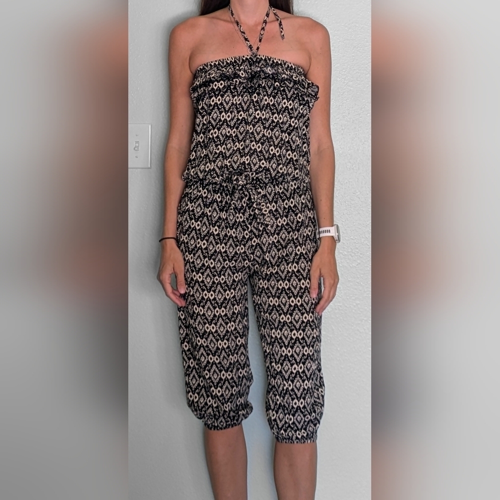 Black/Cream Jumpsuit